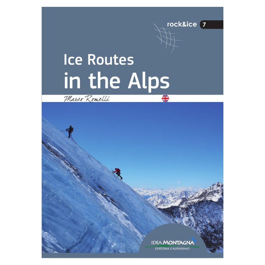 Ice Routes in the Alps climbing guidebook, front cover