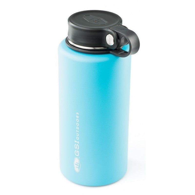 GSI Microlite 1000 Twist vacuum flask, in blue with black lid