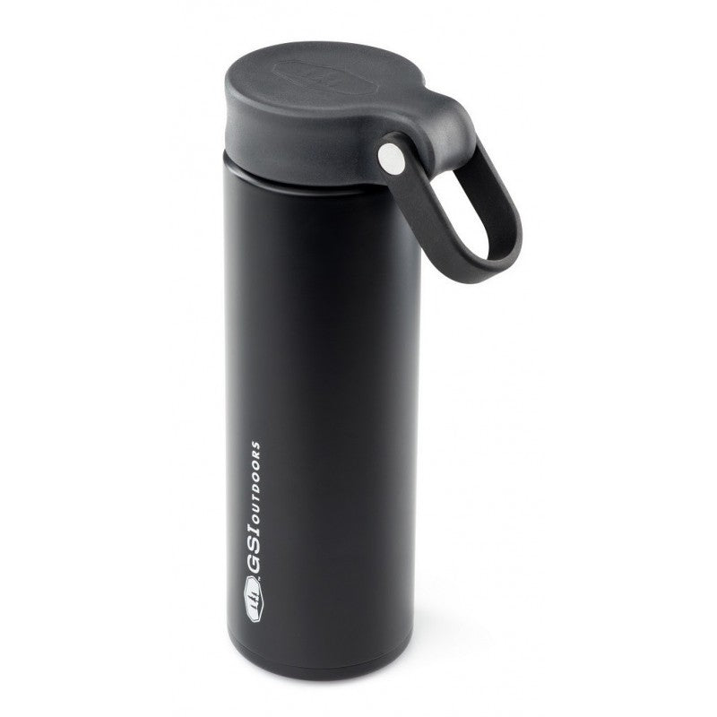 GSI Microlite 500 Twist flask in black colour with black lid