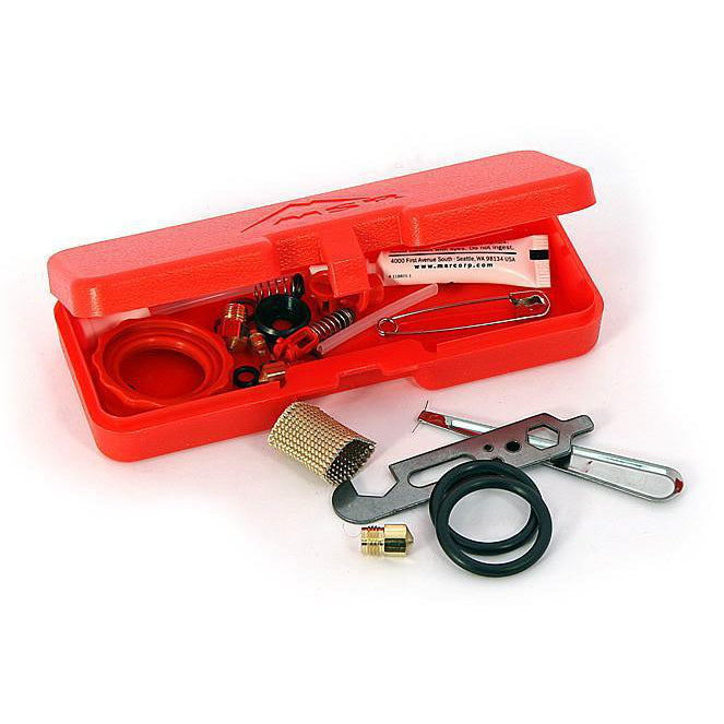 MSR WhisperLite Expedition Service Kit, in a red box
