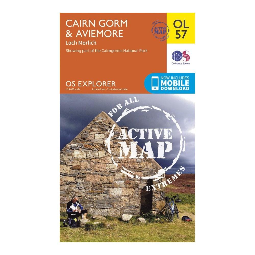 Cairn Gorm and Aviemore - OS Explorer Map 57 Active