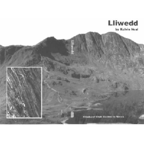 Lliwedd climbing guidebook, front cover