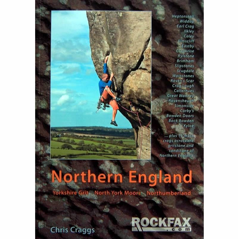 Northern England (Rockfax) climbing guidebook, front cover