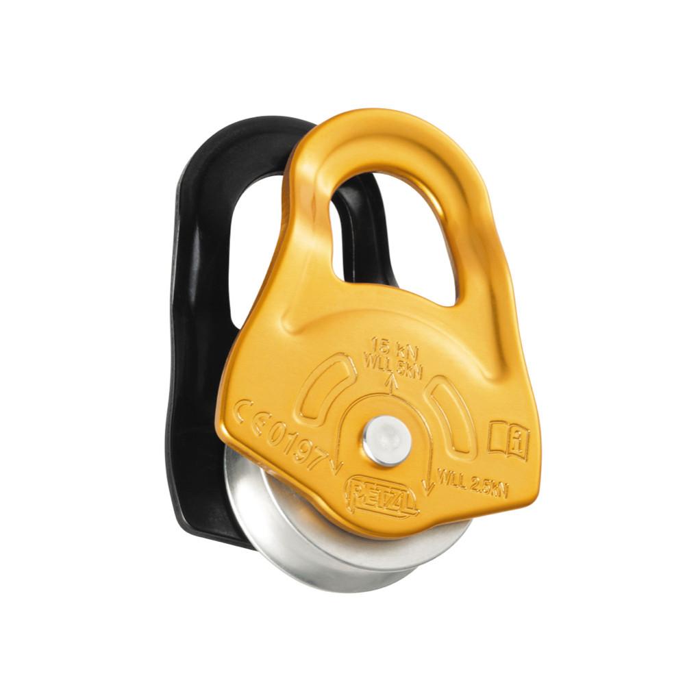Petzl Partner Pulley, in gold colour