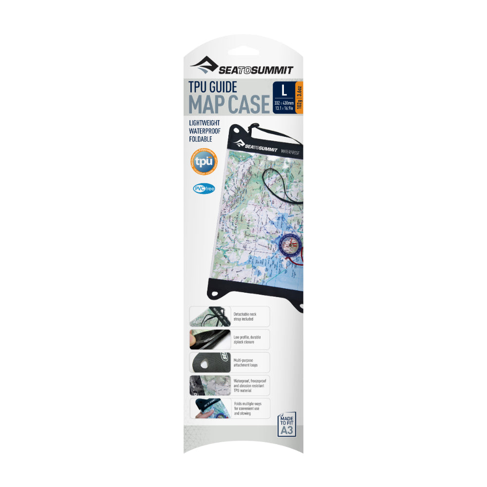 Sea to Summit Guide TPU Map Case (Large)