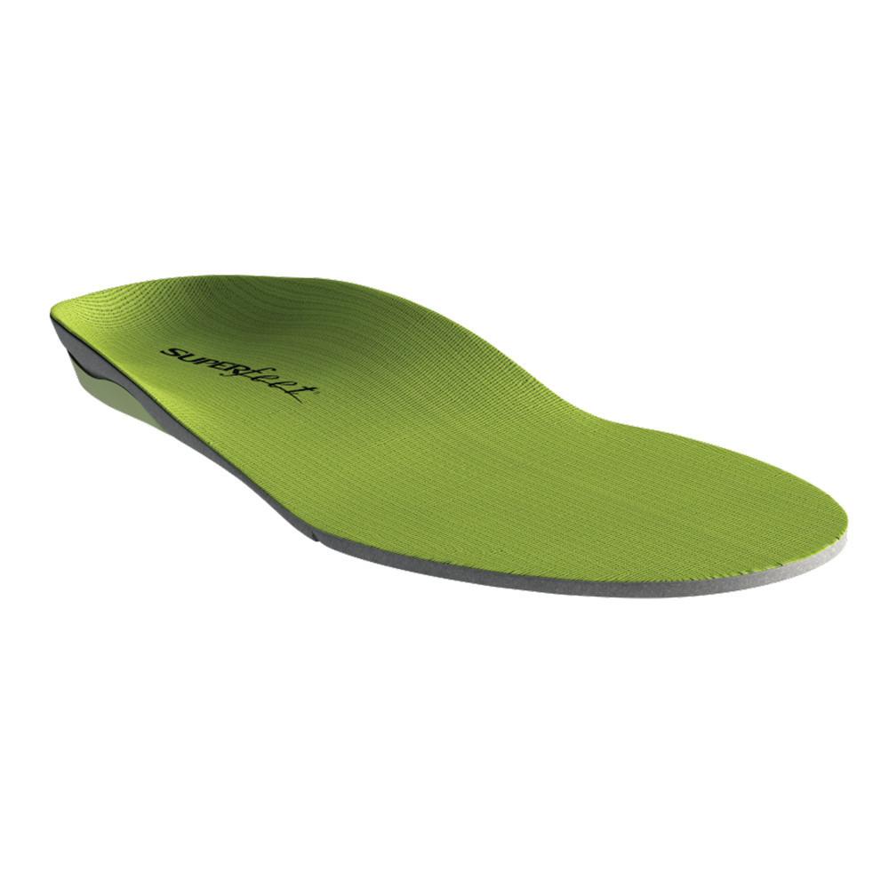 Superfeet GREEN insoles in green colour