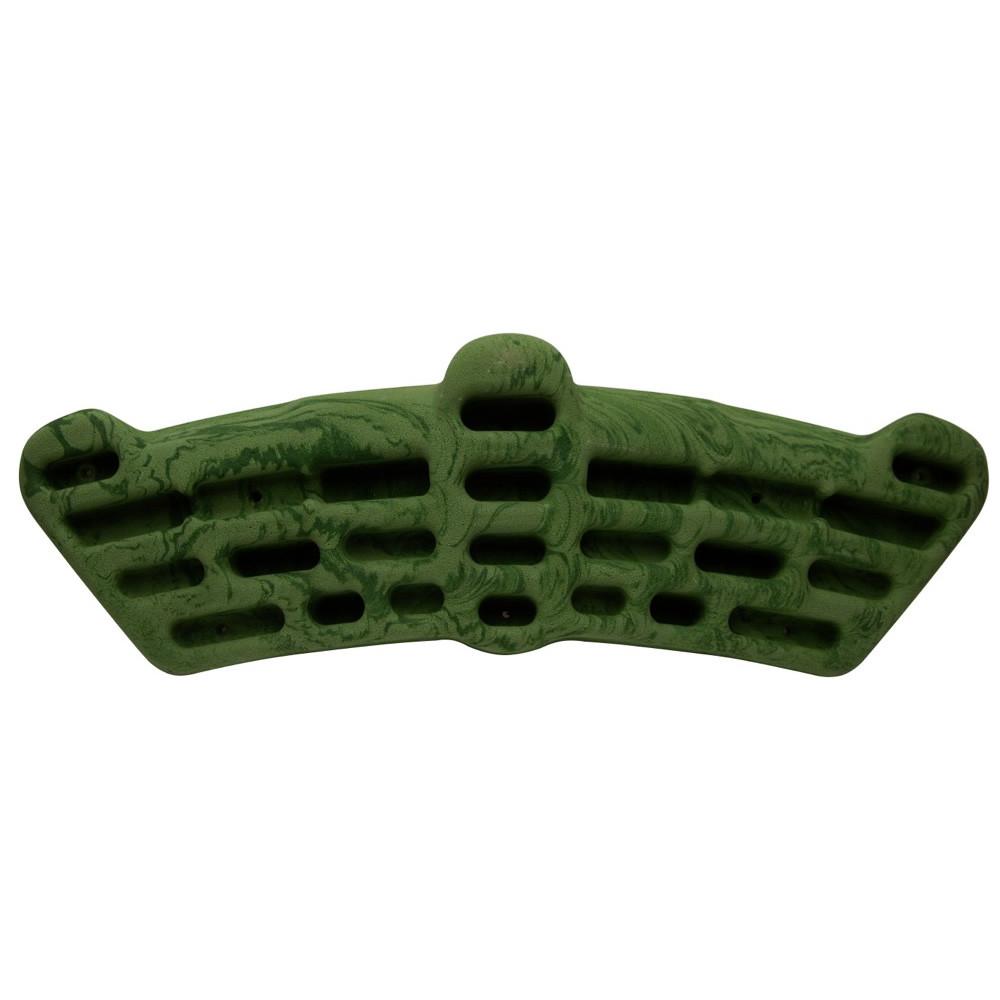 Metolius Simulator 3D fingerboard, front view in green colour