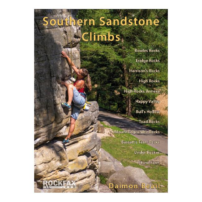 Southern Sandstone Rockfax climbing guidebook, front cover