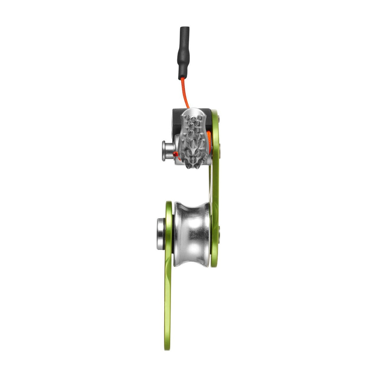rear view of the Edelrid Spoc showing cam mechanism