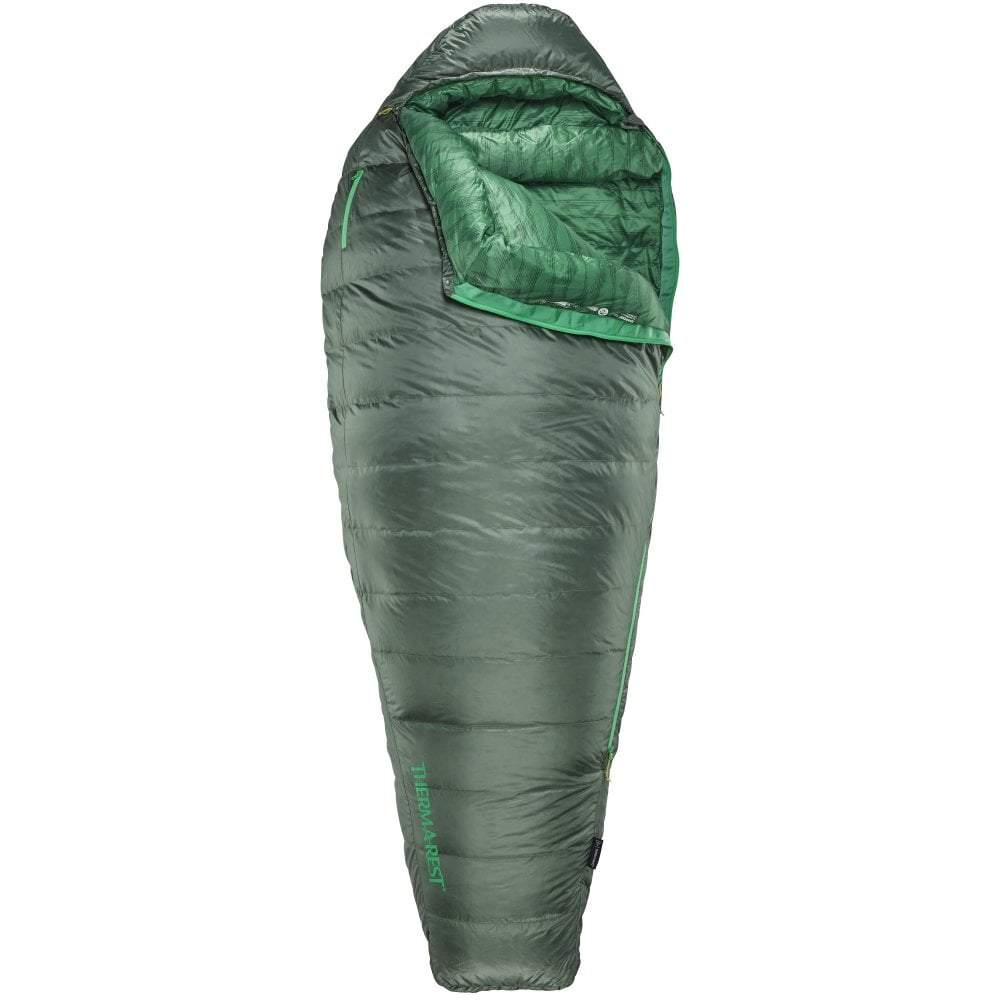 Thermarest Questar 32F/0C sleeping bag in dark green 