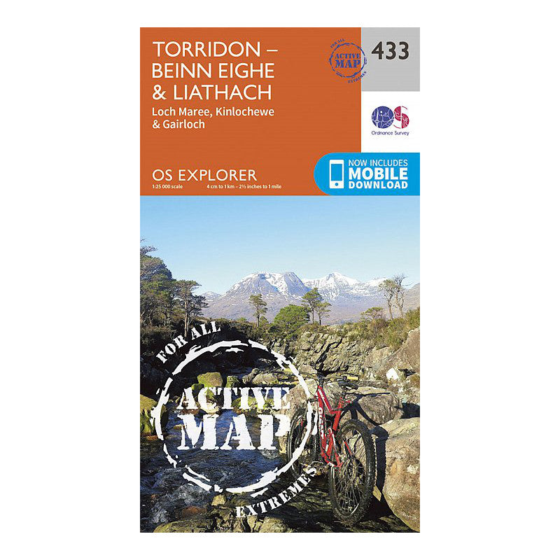 Torridon Beinn Eighe and Liathach - OS Explorer Map 433 Active